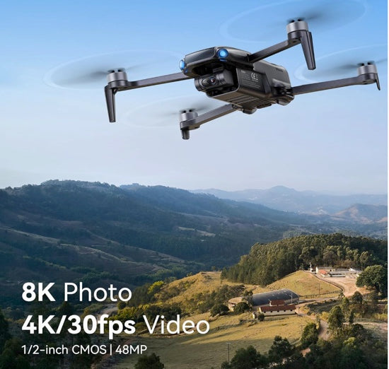Ruko U11 MINI 4K, Drone with Camera for Adults 4K Video 8K Photo, Under 249g, 3-Axis Gimbal EIS, 20000ft FPV Transmission, AI Takeoff/Landing, Auto Return, GPS with Beeper, Beginner (96-Min Flight)