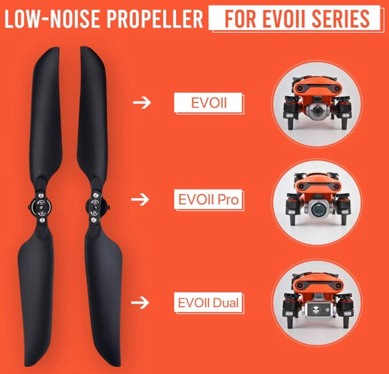 Autel Robotics EVO 2 Low Noise Propellers, Autel EVO II Propellers for EVO II/Pro/EVO 2 Pro/EVO 2 RTK/EVO 2 640T Dual (V2 & V3), 100% Original (1 Pair)
