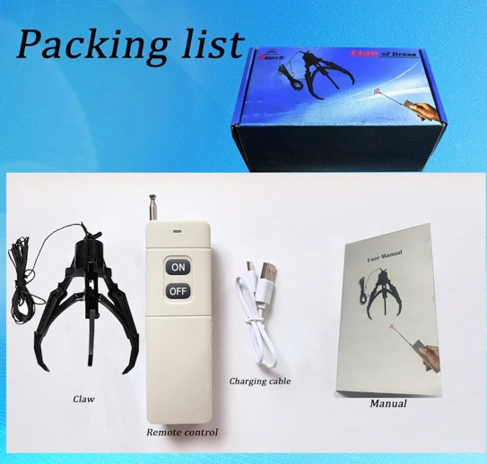 Universally Drone Airdrop System Release Device Payload Delivery Transport Drop, for DJI Mini4/Mini3/Mini2/Air3/Air2/Air2S/ Mavic Series Drone Accessories (Mechanical Claw)
