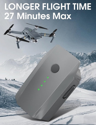 Homesuit Mavic Pro Battery 2 Pack for DJI, 3830mAh 11.4V Intelligent Flight Batteries Replacement Compatible with DJI Mavic Pro, Platinum, Alpine White Drone Battery