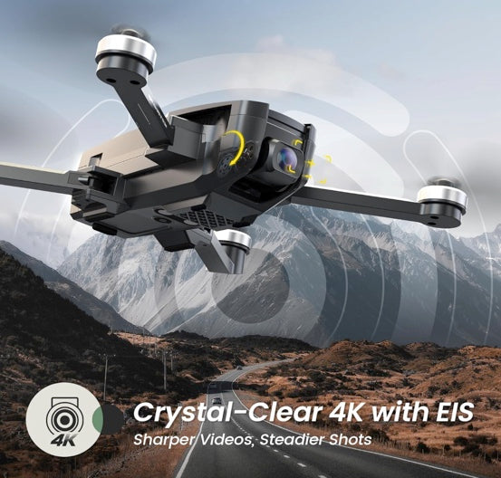 Holy Stone HS720E Drone with Camera 4K, 46 Min Flight Time, 130° FOV EIS Camera,Drone with 4K/30FPS Video,Auto Return, Follow Me