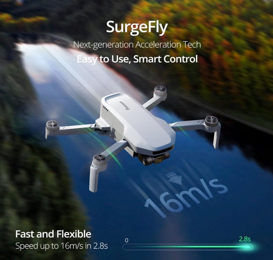 Potensic ATOM SE GPS Drone with 4K EIS Camera, Under 249g, 62 Mins Flight, 4KM FPV Transmission, Brushless Motor, Max Speed 16m/s, Auto Return, Lightweight and Foldable Drone for Adults Beginner