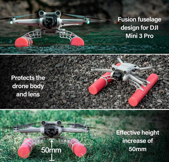 STARTRC Mini 3 Pro Landing Gear,Water Landing Gear Training Kit Floating Holder for DJI Mini 3 Pro Accessories