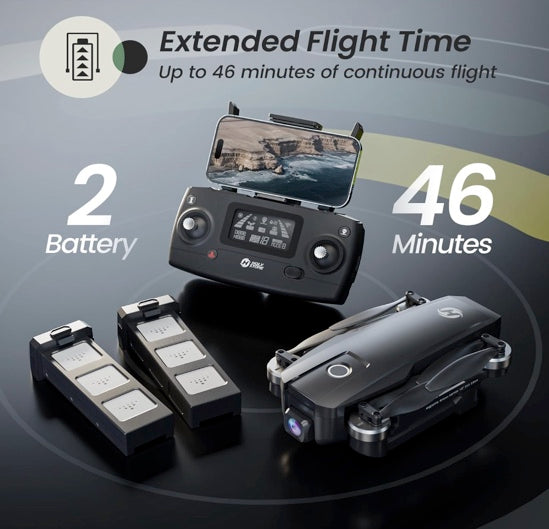 Holy Stone HS720E Drone with Camera 4K, 46 Min Flight Time, 130° FOV EIS Camera,Drone with 4K/30FPS Video,Auto Return, Follow Me