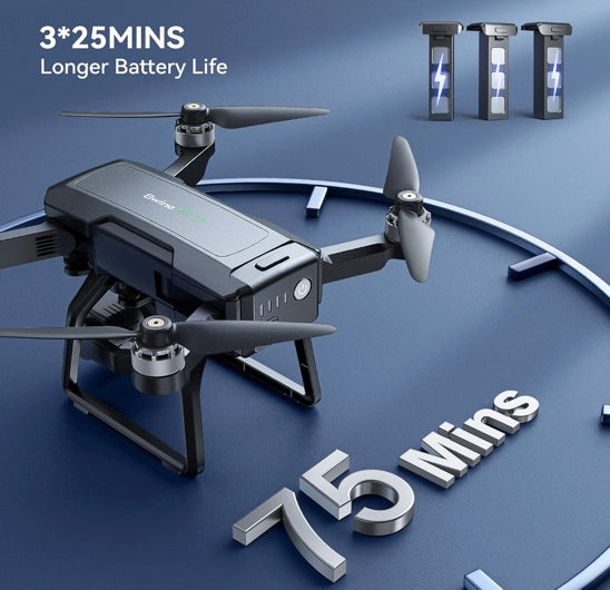 Bwine F7GB2 GPS Drone with Camera 4K, 3-Aix Gimbal, 2Mile Long Range, 75Mins Flight Time with 3 Batteries, Auto Return, Follow Me, Beginner Mode for Kids