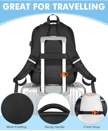 Mini 4 Pro Case, Waterproof Hard Carrying Case, Large Drone Bag Fits 15.6 Inch Laptop, Travel Backpack Compatible with DJI Mini 4 Pro, RC 2/ RC-N2 Controller, Fly More Combo and Accessories