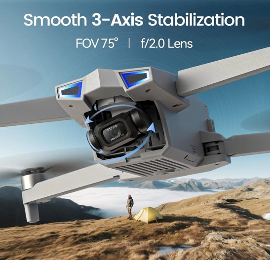 Holy Stone HS790 GPS 6K Camera Drone with 3 Axis Gimbal, FPV RC Quadcopter Drones with Camera for Adults 4K/30FPS Video, 9KM/30000ft Transmission, Follow Me, AI Night Shot, AI QuickShots, 60Min Flight