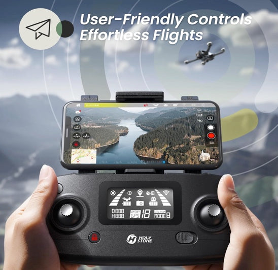 Holy Stone HS720E Drone with Camera 4K, 46 Min Flight Time, 130° FOV EIS Camera,Drone with 4K/30FPS Video,Auto Return, Follow Me