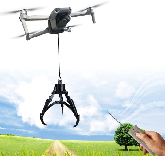Universally Drone Airdrop System Release Device Payload Delivery Transport Drop, for DJI Mini4/Mini3/Mini2/Air3/Air2/Air2S/ Mavic Series Drone Accessories (Mechanical Claw)