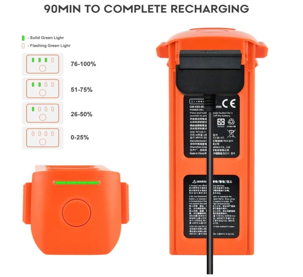 Autel Robotics EVO II Intelligent Battery, 2025 EVO II Battery Fit EVO 2 EVO 2 Pro EVO 2 Enterprise RTK Dual 640T Drones (V2 & V3), 7100mAh 11.55V, Original Smart Battery