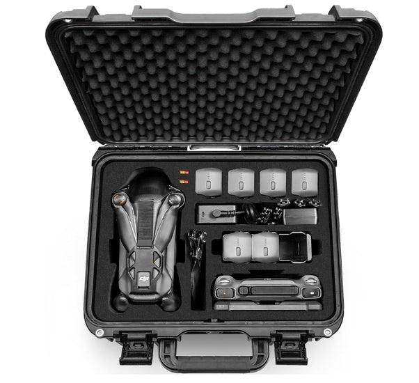 Lekufee Waterproof Hard Carrying Case for DJI Mavic 4 Pro Drone, Creator Combo, Fly More Combo, DJI RC Pro 2/RC 2, Battery (7 pcs), Charging Hub, and other Accessories(Case Only)