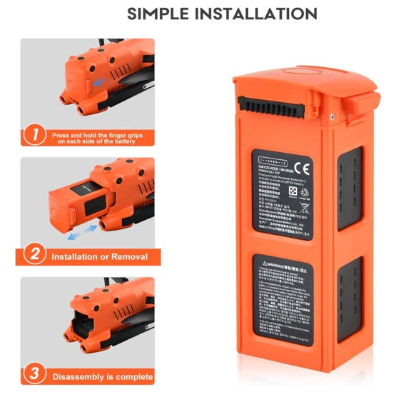 Autel Robotics EVO II Intelligent Battery, 2025 EVO II Battery Fit EVO 2 EVO 2 Pro EVO 2 Enterprise RTK Dual 640T Drones (V2 & V3), 7100mAh 11.55V, Original Smart Battery
