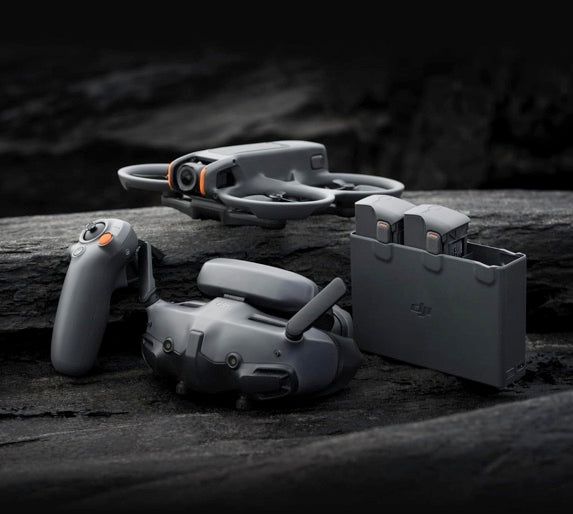 DJI Avata 2 Fly More Combo (3 Batteries), FPV Drone with Camera 4K, Immersive Experience, One-Push Acrobatics, Built-in Propeller Guard, 155° FOV, Camera Drone With 128gb Micro SD, Backpack