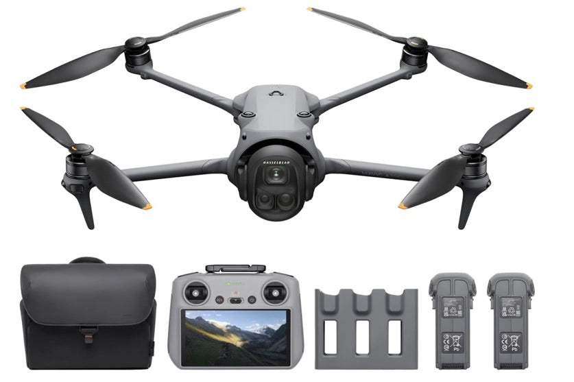 DJI Mavic 4 Pro Drone with DJI RC 2, Flagship Tri-Camera Drone with 100MP 4/3 CMOS Hasselblad Camera, for Professionals, 30km/18.6mi Video Transmission, 51-Min Max Flight Time