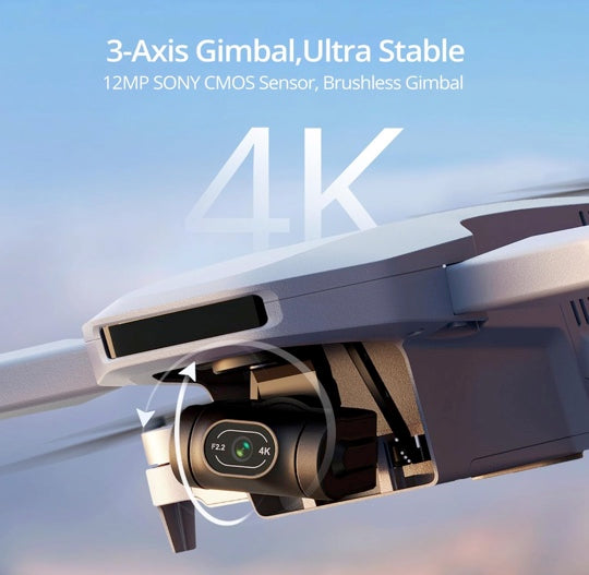 Potensic ATOM 3-Axis Gimbal 4K GPS Drone, Under 249g, 96 Mins Flight, Max 6KM Transmission, Visual Tracking, 4K/30FPS QuickShots, Lightweight for Adults and Beginners, Fly More Combo