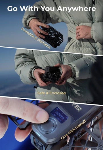 X1 PROMAX 8K Action Flying Camera, Foldable Drone with Camera with 42 KM/H Follow Speed, 10+ Fully Automatic Flight Modes, Fly Anywhere with OmniTerrain, SmoothCapture 2.0(Basic Combo)