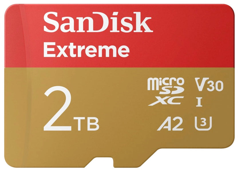 SanDisk Extreme microSDXC UHS-I Memory Card with Adapter - Up to 190MB/s, C10, U3, V30, 4K, 5K, A2, Micro SD Card - SDSQXAV-256G-GN6MA