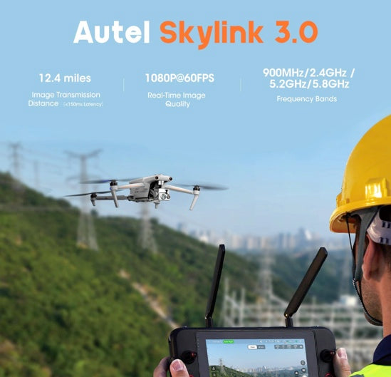 Autel Robotics EVO MAX 4T V2, Zoom/ Thermal/ L-aser 4 Cameras in One, 48MP&1/2" CMOS 8K Camera, 1-160x Super Zoom, 640×512 Thermal Resolution,ABX41-D Intelligent Battery In-place Detection, A-Mesh 1.0, 720° No Blind Spot, 42 Min, SkyLink 3.0