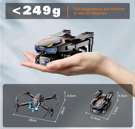 Loiley X69 Drone with Camera for Adults, 2K HD FPV Drones with Upgrade Altitude Hold, One-Key Take Off/Landing, Speed Adjustment, Headless Mode, 2 Batteries, Toys Gifts for Teen Boys Girls, Beginner