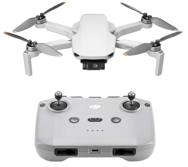 DJI Mini 4K, Drone with 4K UHD Camera for Adults, Under 249 g, 3-Axis Gimbal Stabilization, 10km Video Transmission, Auto Return, Wind Resistance, 1 Battery for 31-Min Max Flight Time, Intelligent Flight