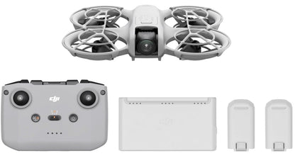 DJI Neo Fly More Combo, Mini Drone with 4K UHD Camera for Adults, 135g Self Flying Drone that Follows You, Palm Takeoff, Subject Tracking, QuickShots, Stabilized Video, with RC-N3 and 3 Batteries