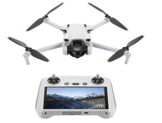 DJI Mini 3 (DJI RC), Lightweight 3x Mechanical Gimbal Drones with Camera for Adults 4K, 38-min Flight Time, up to 32800ft (10km) Video Transmission, Vertical Shooting, GPS Auto Return Integrated