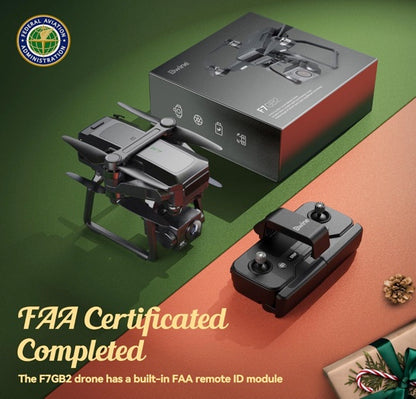 Bwine F7GB2 GPS Drone with Camera 4K, 3-Aix Gimbal, 2Mile Long Range, 75Mins Flight Time with 3 Batteries, Auto Return, Follow Me, Beginner Mode for Kids