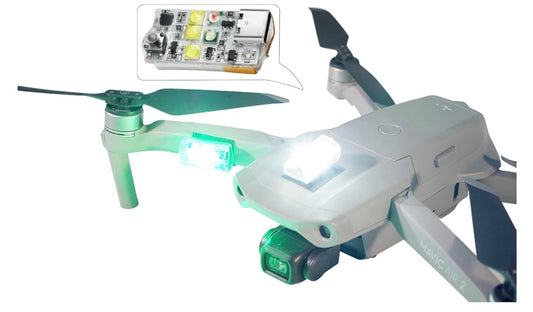 Strobe Light, Anti Collision Light for FAA Drone Night Flying, Fits DJI Mini 3 Pro/Mini 4 Pro/Mini 2/Air 3/Air 3S/Mavic 3/Mavic 2/Avata/Neo/Flip(1pc pack)
