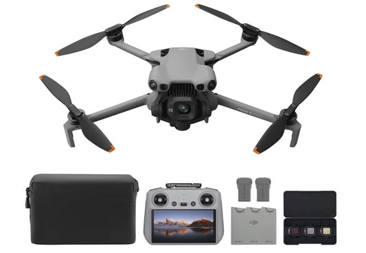 DJI Mini 5 Pro Fly More Combo with DJI RC 2, Drone with Camera, 1-Inch CMOS, 4K Drone for Beginners with Omnidirectional Obstacle Sensing, ActiveTrack 360°, 225° Gimbal Rotation, 3 Batteries