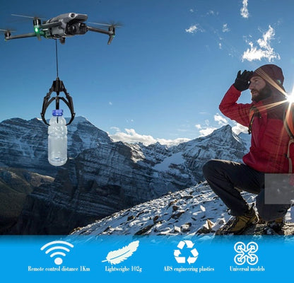 Universally Drone Airdrop System Release Device Payload Delivery Transport Drop, for DJI Mini4/Mini3/Mini2/Air3/Air2/Air2S/ Mavic Series Drone Accessories (Mechanical Claw)
