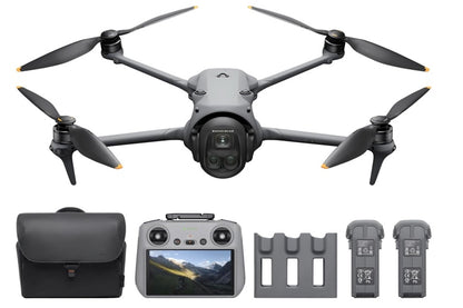 DJI Mavic 4 Pro Drone with DJI RC 2, Flagship Tri-Camera Drone with 100MP 4/3 CMOS Hasselblad Camera, for Professionals, 30km/18.6mi Video Transmission, 51-Min Max Flight Time
