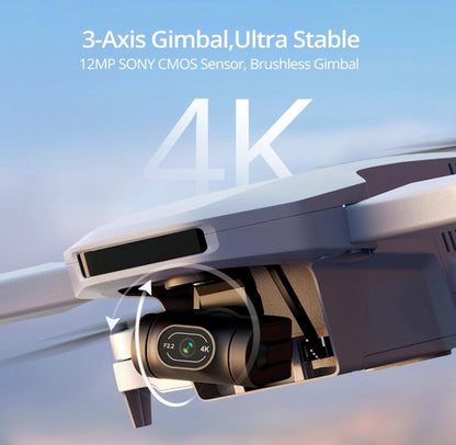 Potensic ATOM 3-Axis Gimbal 4K GPS Drone, Under 249g, 96 Mins Flight, Max 6KM Transmission, Visual Tracking, 4K/30FPS QuickShots, Lightweight for Adults and Beginners, Fly More Combo
