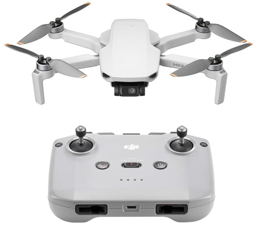 DJI Mini 4K, Drone with 4K UHD Camera for Adults, Under 249 g, 3-Axis Gimbal Stabilization, 10km Video Transmission, Auto Return, Wind Resistance, 1 Battery for 31-Min Max Flight Time, Intelligent Flight