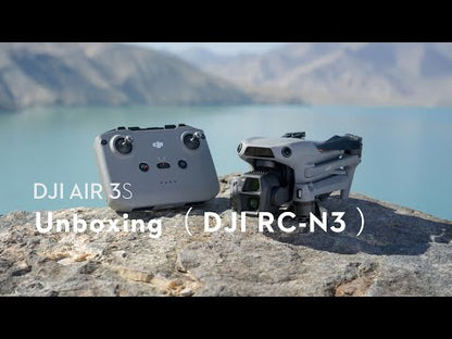 DJI Air 3S (RC-N3), Drone with Camera 4K, Dual-Camera Drone with 1" CMOS Wide-Angle Camera, 4K/60fps HDR Video & 14 Stops of Dynamic Range, 45-Min Max Flight Time, 20km Transmission Range