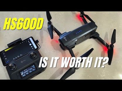 Holy Stone HS600D Drone with 8K Camera for Adults, 3-Axis Gimbal, 4K/30fps Video, 48MP Image, 80-Min Flight Time with 2 Batteries,20000ft FPV Transmission Professional Drone,Auto Return,Beginner Mode