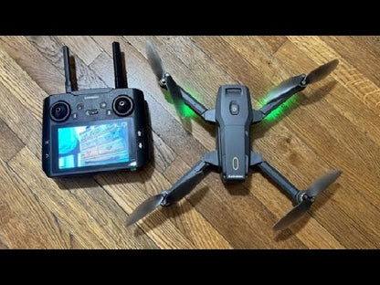 Suangrc K600 GPS Drone with Camera for Adults 1080P, 4.5"LCD Screen Control and Follow Me, 5GHz FPV Real-Time and GPS Auto Return, Up to 32G SD Card, RC Quadcopter drone Beginner, Long Flight Time Under 249g