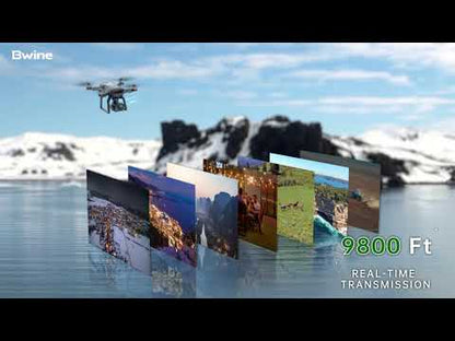Bwine F7GB2 GPS Drone with Camera 4K, 3-Aix Gimbal, 2Mile Long Range, 75Mins Flight Time with 3 Batteries, Auto Return, Follow Me, Beginner Mode for Kids